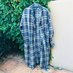 Polo Ralph Lauren Plaid Cotton Robe